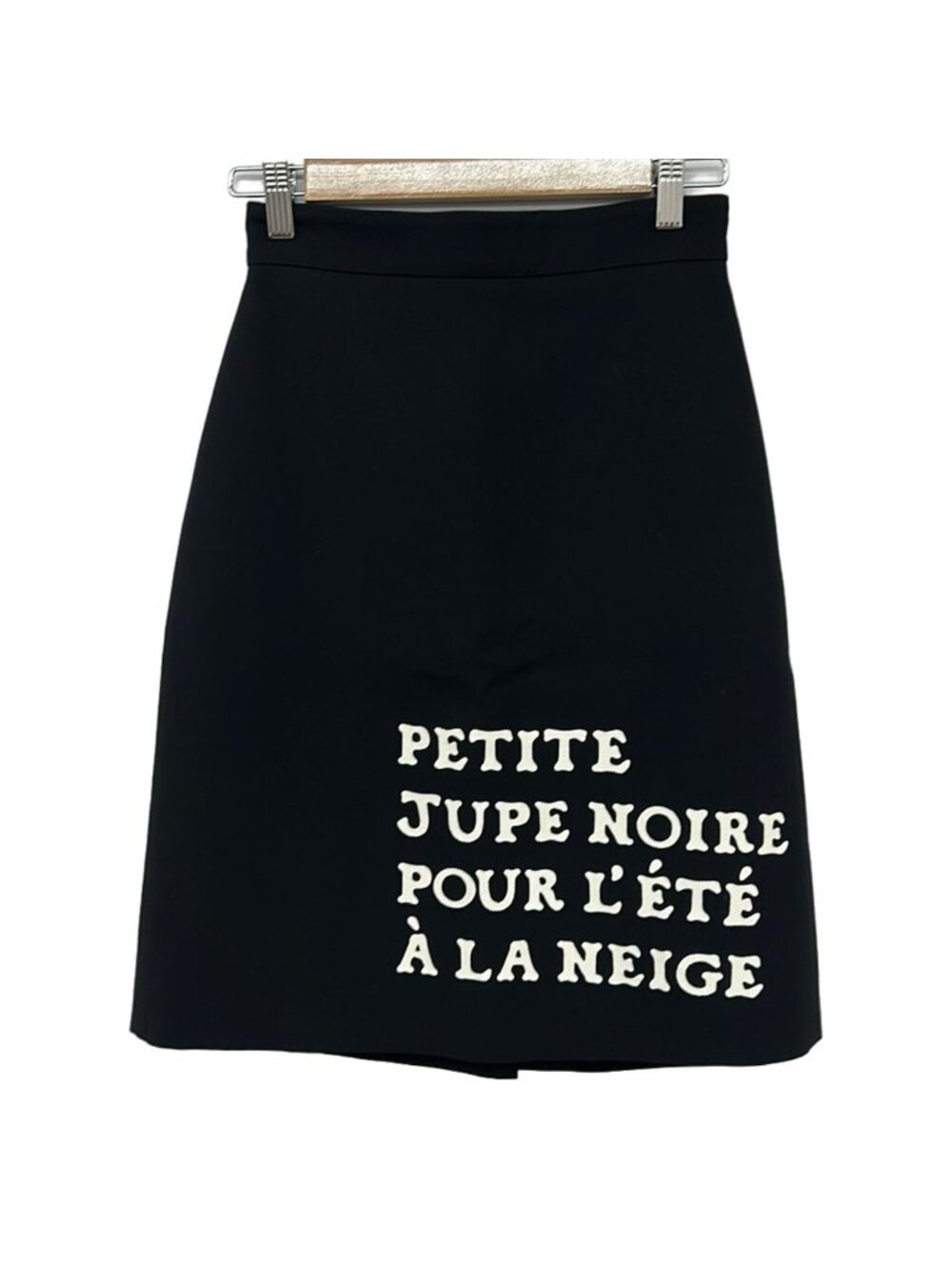 Gucci Skirt S Black Ivory Knee-length 36